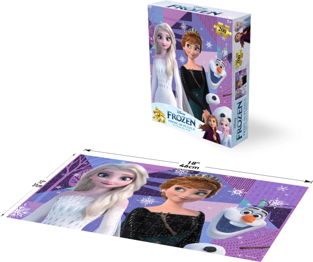 3D-Puzzle Disney Die Eiskönigin – Elsa und Anna, 200 Teile
