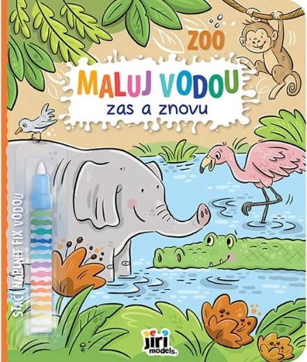 Male mit Wasser immer wieder – Zoo