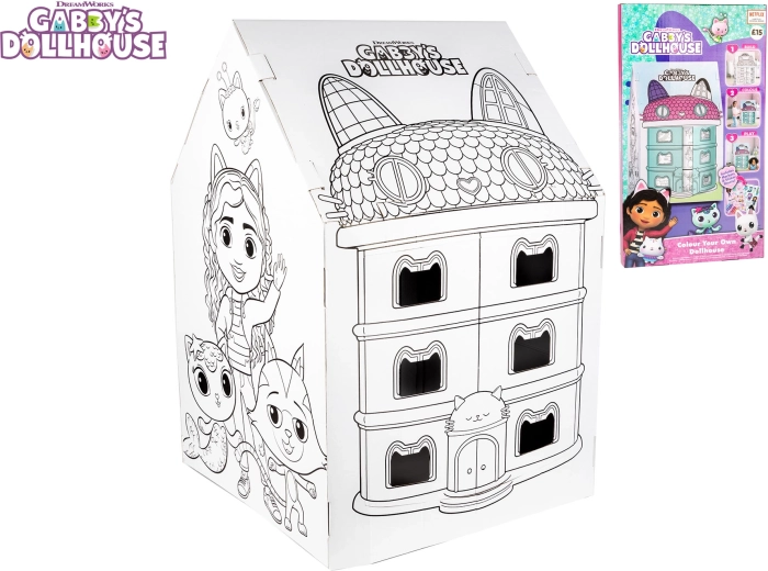 Kreativset: Bastle dir dein eigenes Haus mit Stickern – Gabby's Dollhouse
