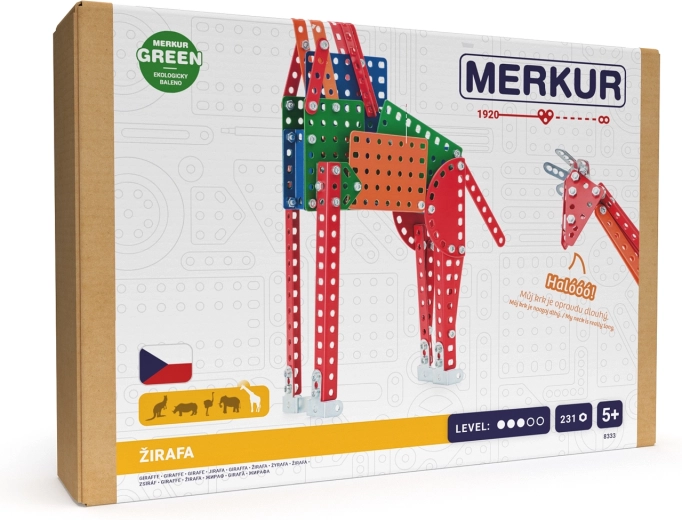 Merkur Zoo Giraffe, 231 Teile