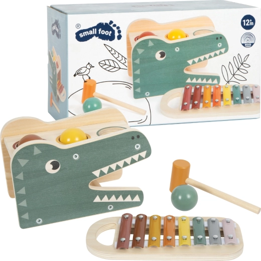 Small foot Xylofon und Klopfbank 2-in-1 Safari