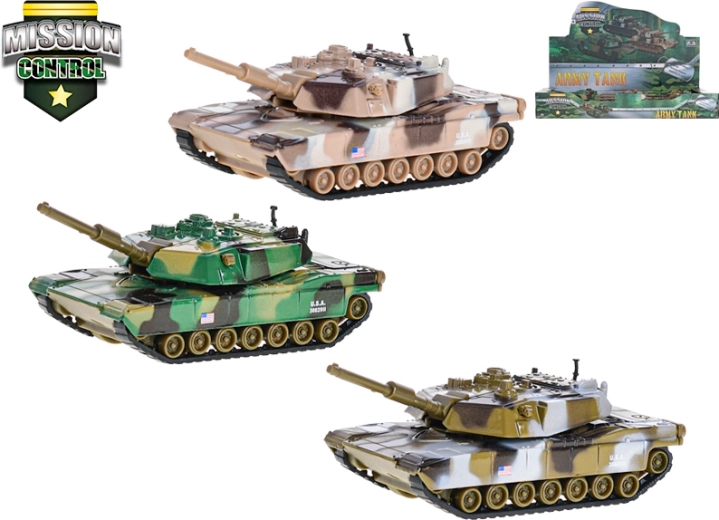 Metallpanzer Mission Control 11 cm mit Rückziehantrieb – 3 Farben