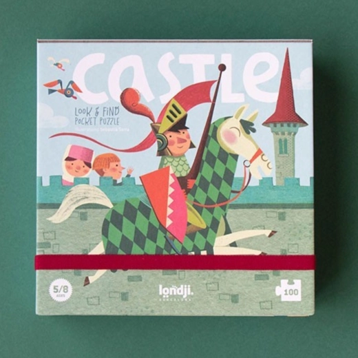 Londji Puzzle Mittelalterliche Burg (100 Teile)