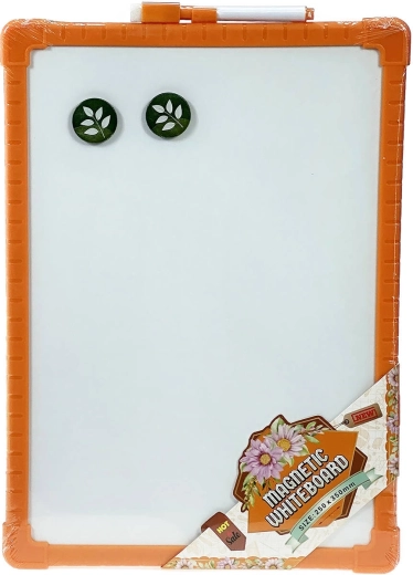 Doppelseitige magnetische abwischbare Tafel für Kinder zum Schreiben mit Marker und Magneten – 1 Set