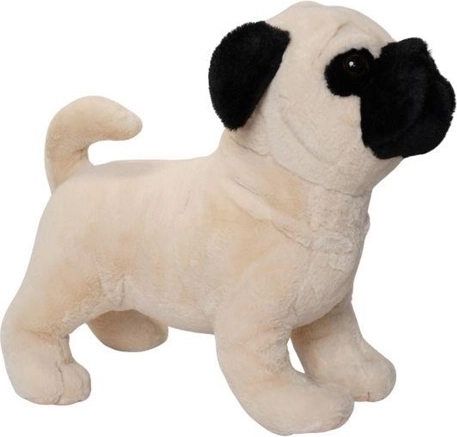 Große Plüsch-Bulldogge