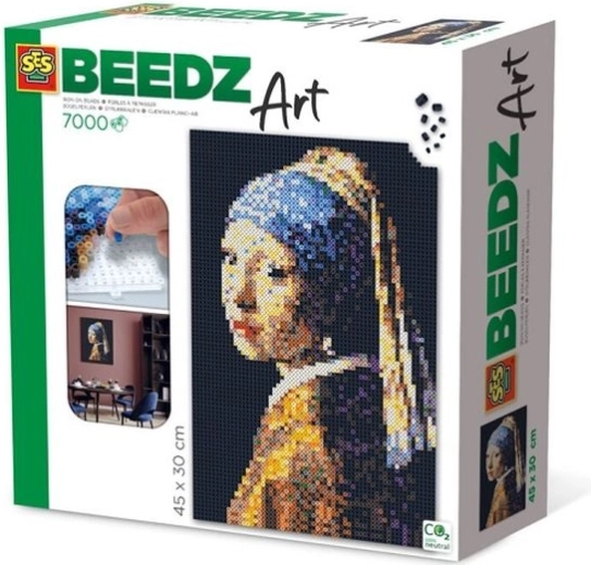 SES Creative BeedzArt Bügelperlen – Mädchen mit Perle