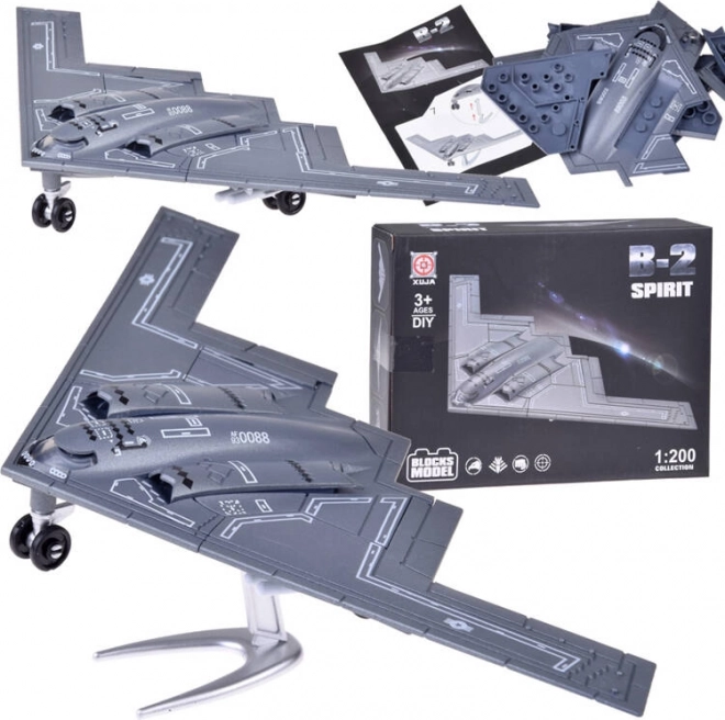Bausatz des Modellflugzeugs B-2 Spirit 1:200