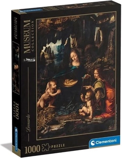 Puzzle Clementoni 1000 Teile Museum – Die Felsgrottenmadonna (Leonardo da Vinci)