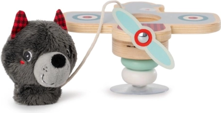 Lilliputiens Schaukel-Flugzeug mit Pilot Wolf Ludwig