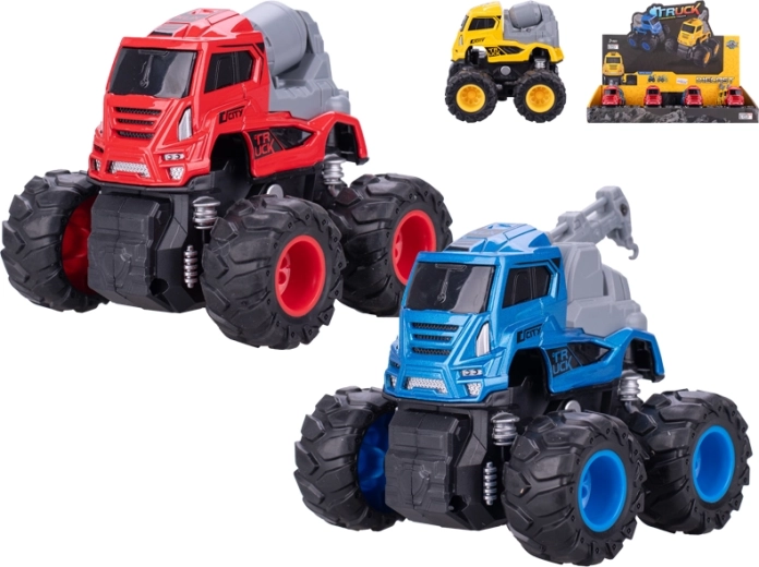 Metall-Lkw 9 cm mit Rückziehmotor