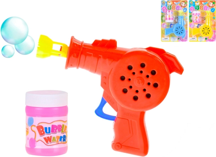 Seifenblasen-Gerät mit Schwungrad 14 cm – 3 Farben