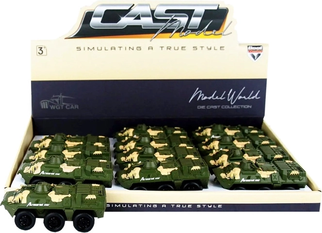 Metallisches militärisches Kampffahrzeug mit Aufziehantrieb