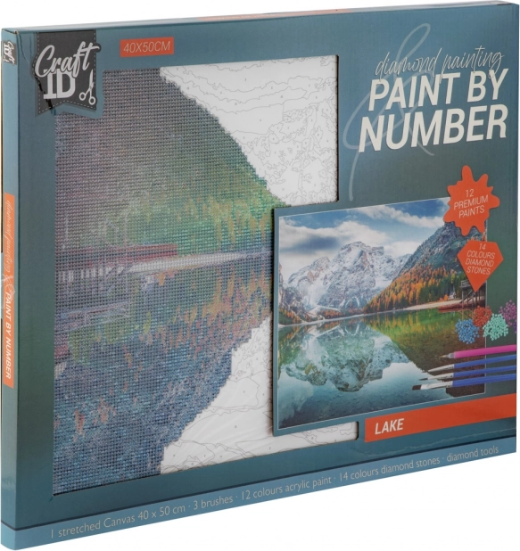 Diamantmalerei - See 40x50 cm