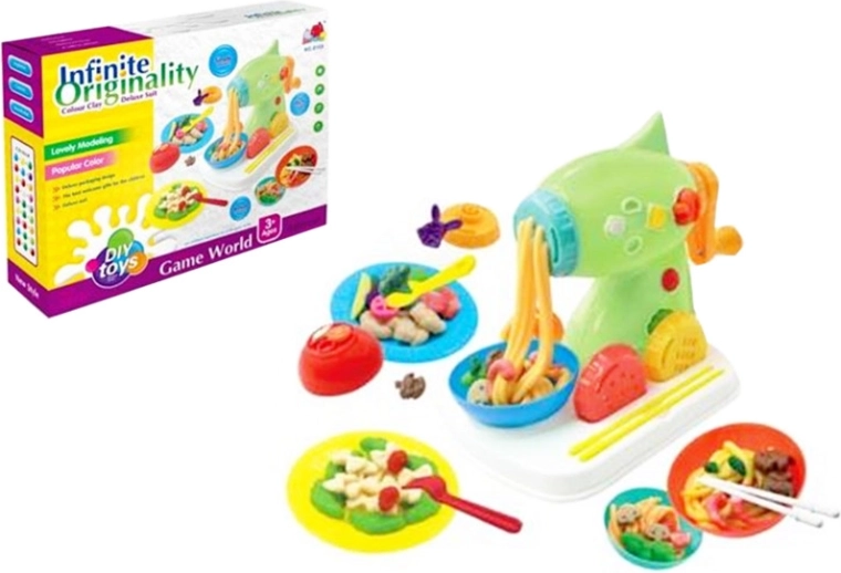 Knetmasse-Set mit Zubehör und Maschine