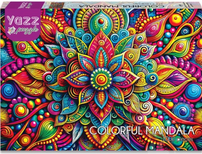 YAZZ Puzzle Bunte Mandala 1000 Teile