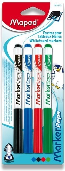 Maped Whiteboard-Marker Marker'Peps, Set 4 Stk.