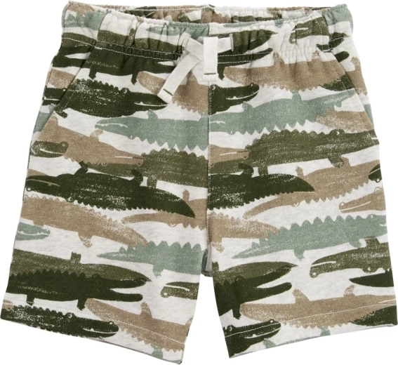 Carter’s Baumwoll-Shorts Green Aligators für Jungen – 6 m