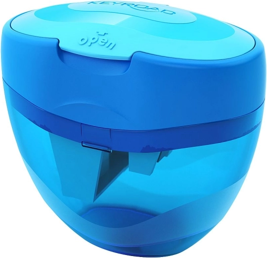 Keyroad Tri Plus Anspitzer, Kunststoff, blau