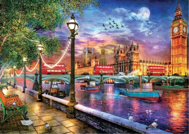 Educa Puzzle London bei Sonnenuntergang 2000 Teile