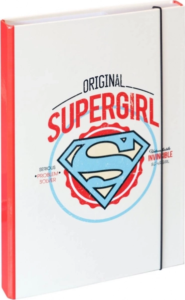 Sammelmappe für Schulhefte A4 SUPERGIRL