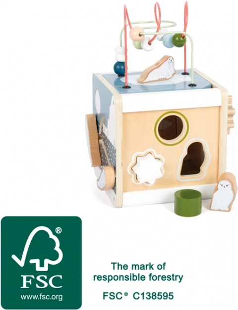 Small foot Motorikwürfel Arctic aus FSC-Holz