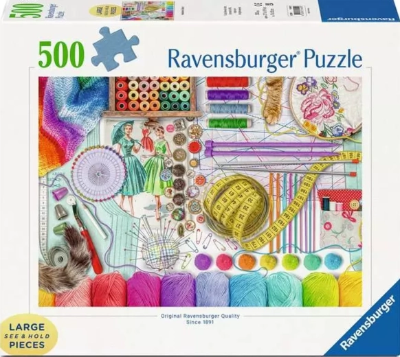 Ravensburger Puzzle Näh-Ecke XXL 500 Teile