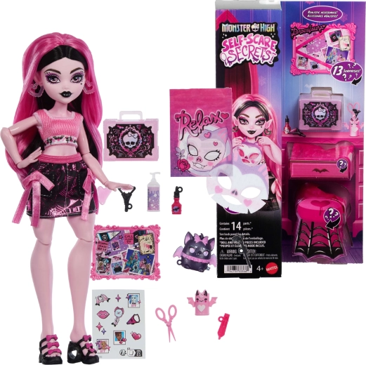 Monster High Draculaura Puppe mit Zubehör Self-Scare Secrets