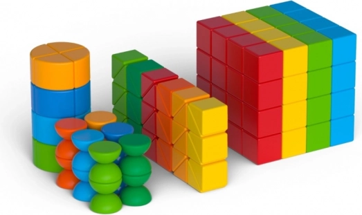 Geomag Magicube Shapes – magnetische Konstruktionsspielzeug 164 Teile