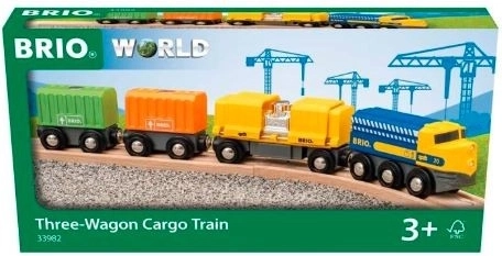 BRIO Güterzug mit drei Waggons