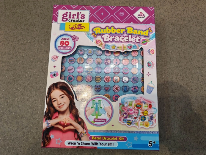 Set zum Flechten von Gummiband-Armbändern