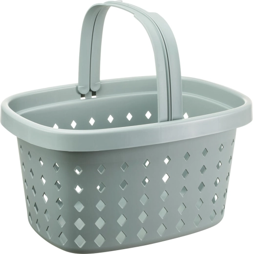 Einkaufskorb mit 2 Griffen, 22 l, Kunststoff, Farbmix, Tragfähigkeit 20 kg