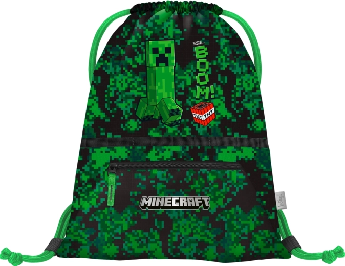 Baagl Beutel mit Tasche Minecraft Boom