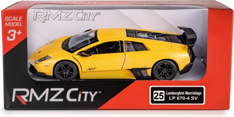 RMZ City Metallmodell Lamborghini Murciélago LP670-4 SV 1:36 mit Rückzugmotor