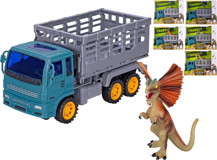 Schwungrad-Lkw mit Dinosaurierfigur