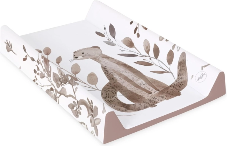 Ceba Baby Wickelauflage mit fester Platte Basic Clever Otter 50 × 70 cm