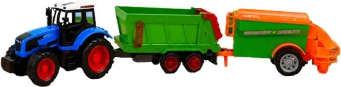 Traktor mit landwirtschaftlichen Maschinen