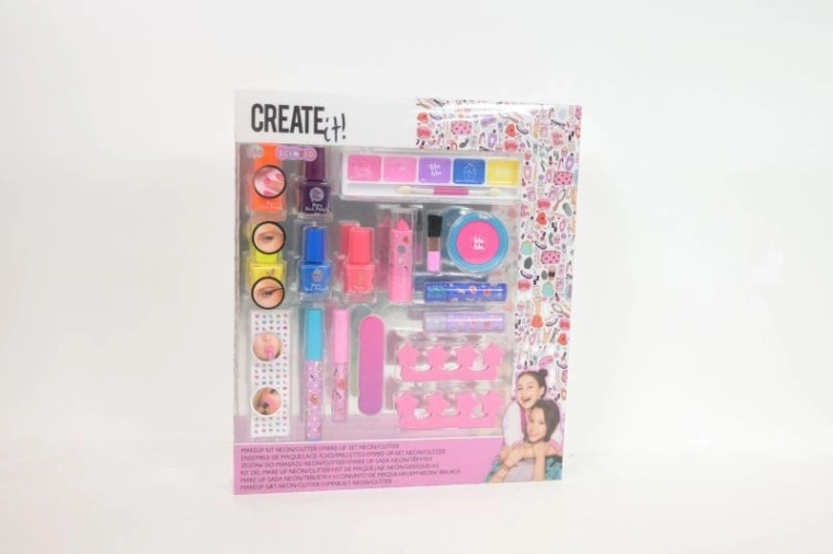 Create it! Make-up-Box Neon & Glitzer
