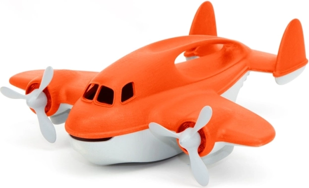 Green Toys Feuerlöschflugzeug orange