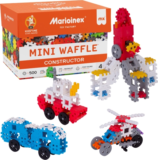 Marioinex Mini Waffle Konstruktionsbausatz mit 500 Teilen