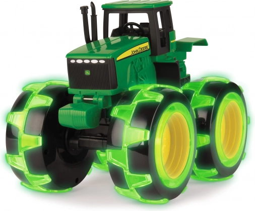 Tomy Traktor JOHN DEERE Monster mit leuchtenden Reifen