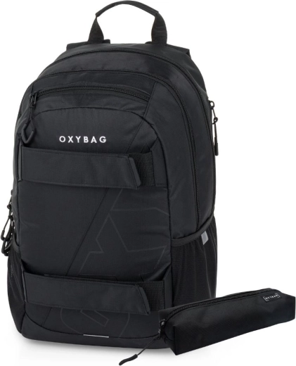 Schulrucksack mit Etui OXY Sport Black