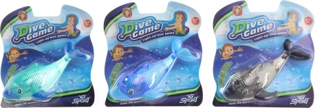 Tauchdelfin mit Licht