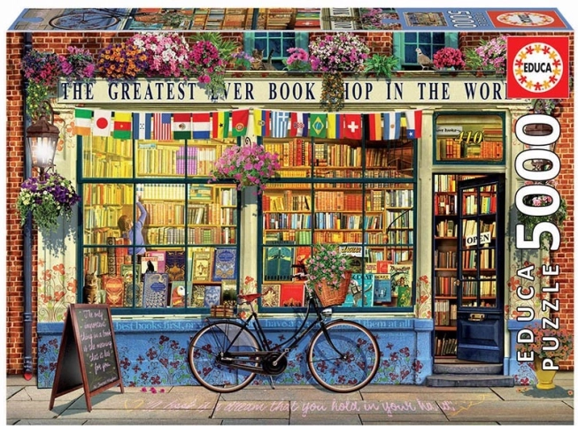 Puzzle EDUCA Größte Buchhandlung der Welt 5000 Teile