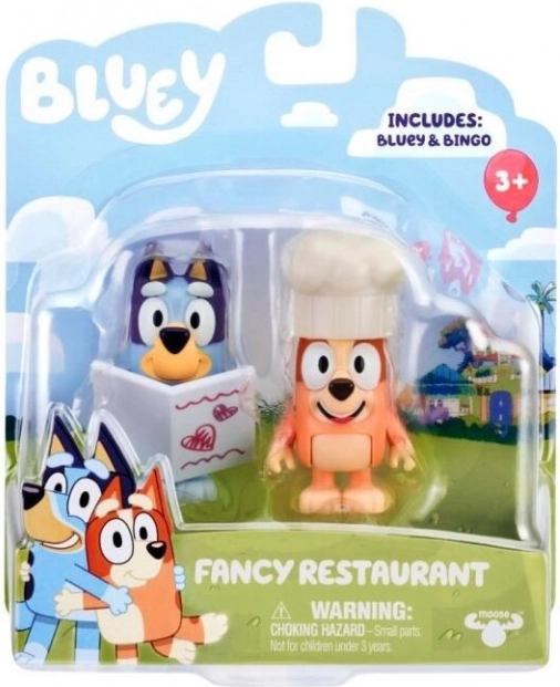 Bluey Figuren-Set - Luxusrestaurant