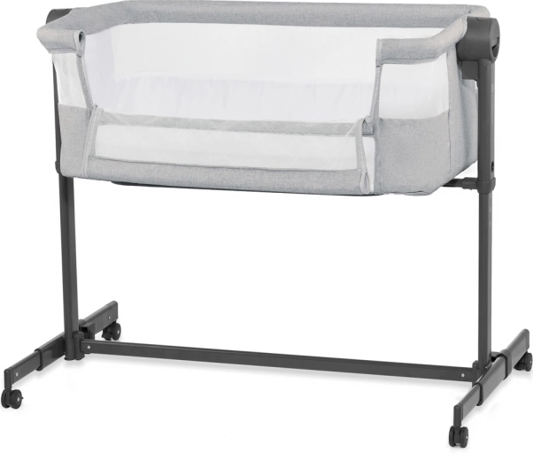 Kinderkraft Beistellbett und Babybett Nestee Up 2, light grey