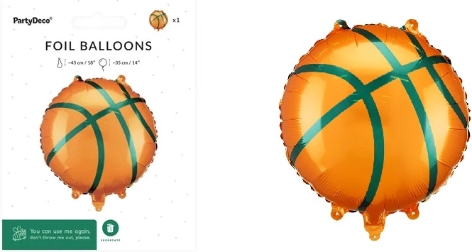Folienballon Basketball