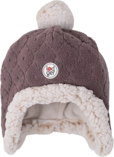 Lodger Fleece-Mütze Hatter Folklore Mauve 0–3 Monate
