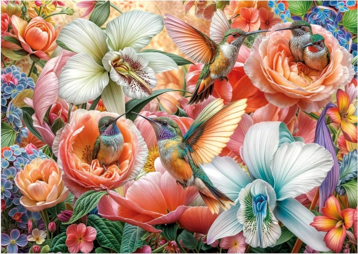 Puzzle Kolibri-Garten 500 Teile EDUCA