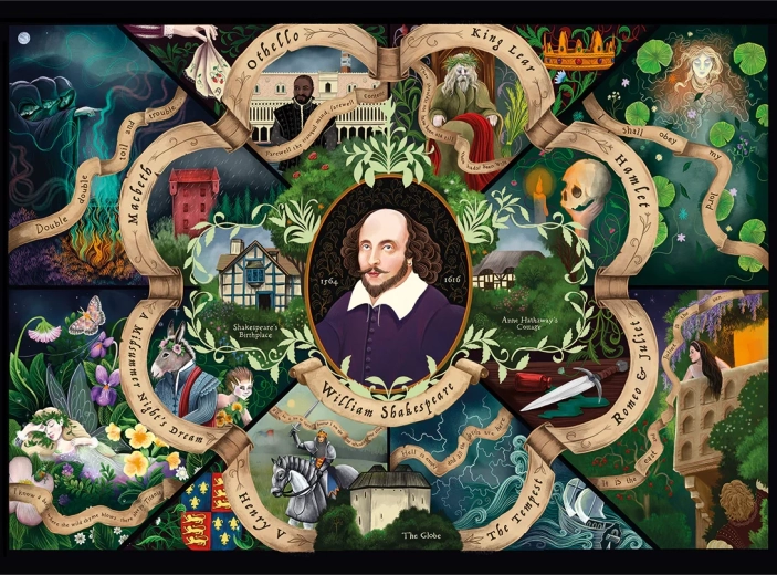Puzzle GIBSONS Shakespeare 1000 Teile
