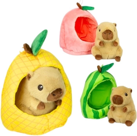 Plüsch-Kapibara im Obsthäuschen 15 cm